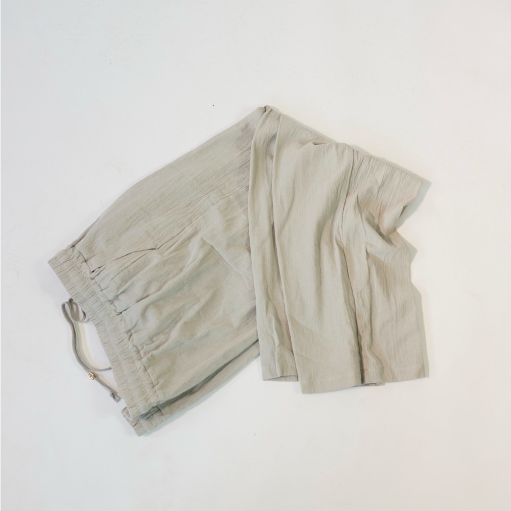 Source Unknown Beige Wide Leg Pants